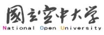 國立空中大學頁尾 Logo